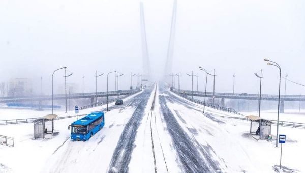 Мост на остров Русский