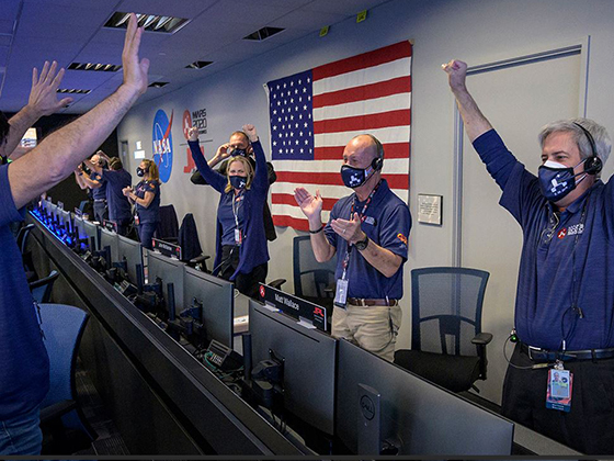 Марсоход Perseverance совершил успешную посадку на поверхность Марса