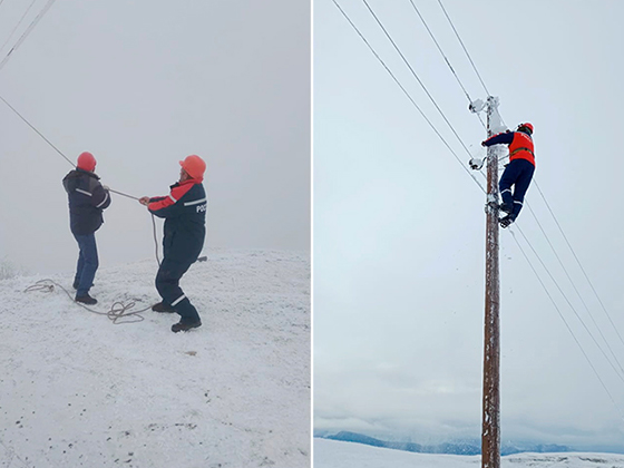 В Дагестане десятки тысяч человек остались без света из-за непогоды