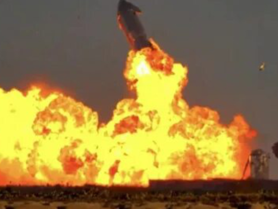 Прототип космического корабля Starship SpaceX совершил успешную посадку, но вскоре взорвался 